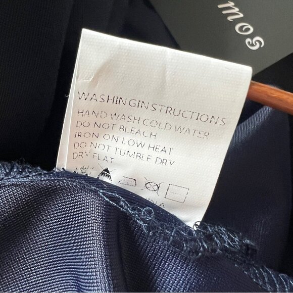 R. VIVIMOS Blue Velvet and Chiffon Jacket Duster Witchy Cloak Size Large - Picture 7 of 12